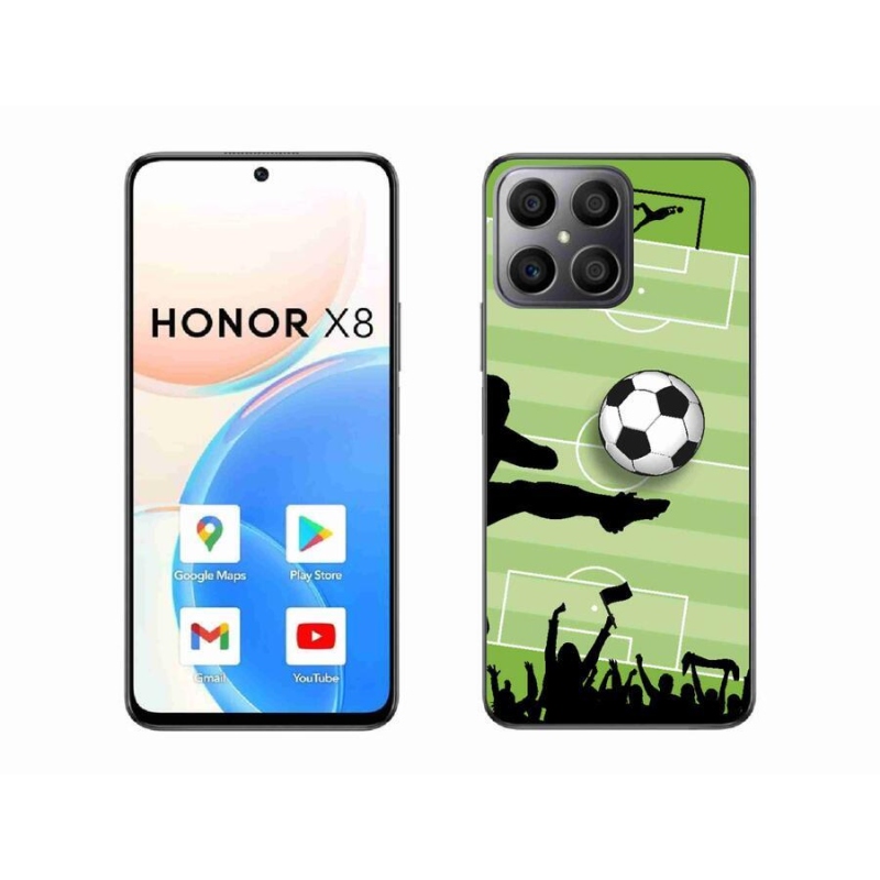 Gelový kryt mmCase na mobil Honor X8 4G - fotbal 3