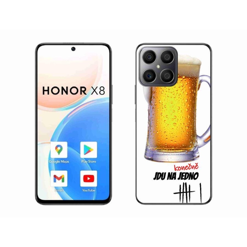 Gelový kryt mmCase na mobil Honor X8 4G - jdu na jedno