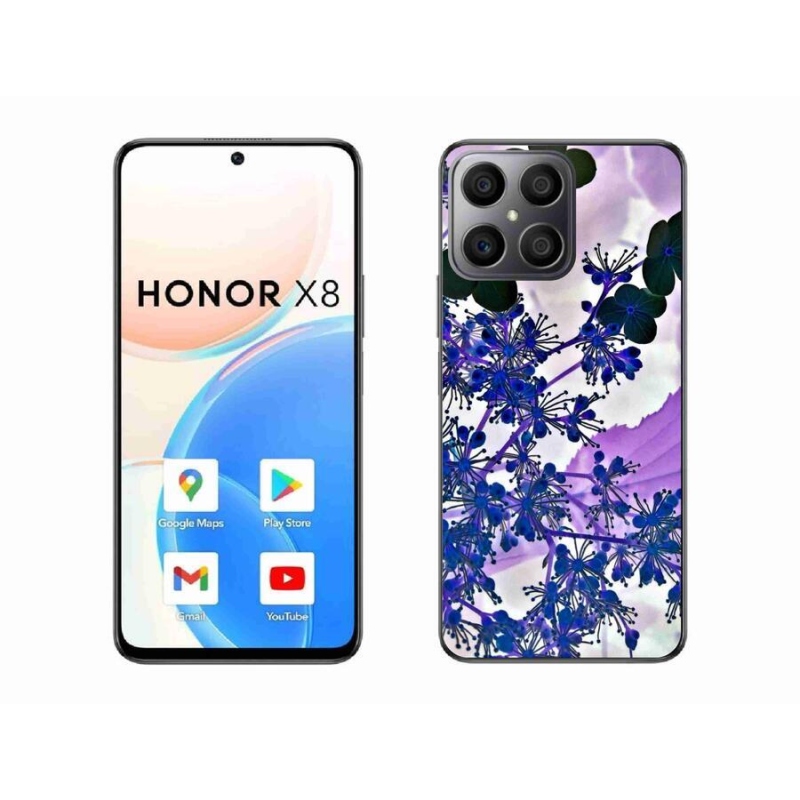 Gelový kryt mmCase na mobil Honor X8 4G - květ hortenzie