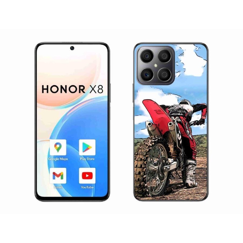 Gelový kryt mmCase na mobil Honor X8 4G - moto