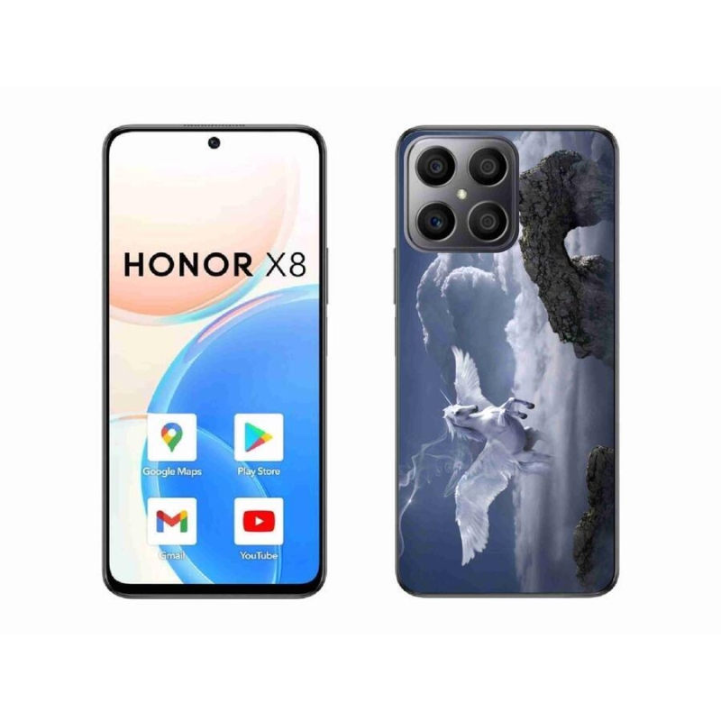 Gelový kryt mmCase na mobil Honor X8 4G - pegas