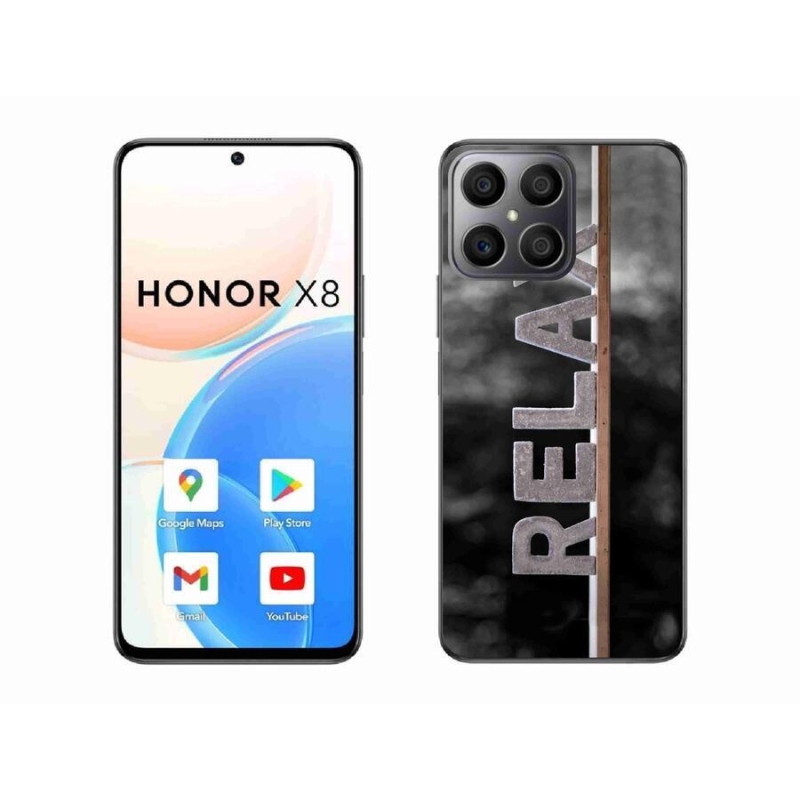 Gelový kryt mmCase na mobil Honor X8 4G - relax 1