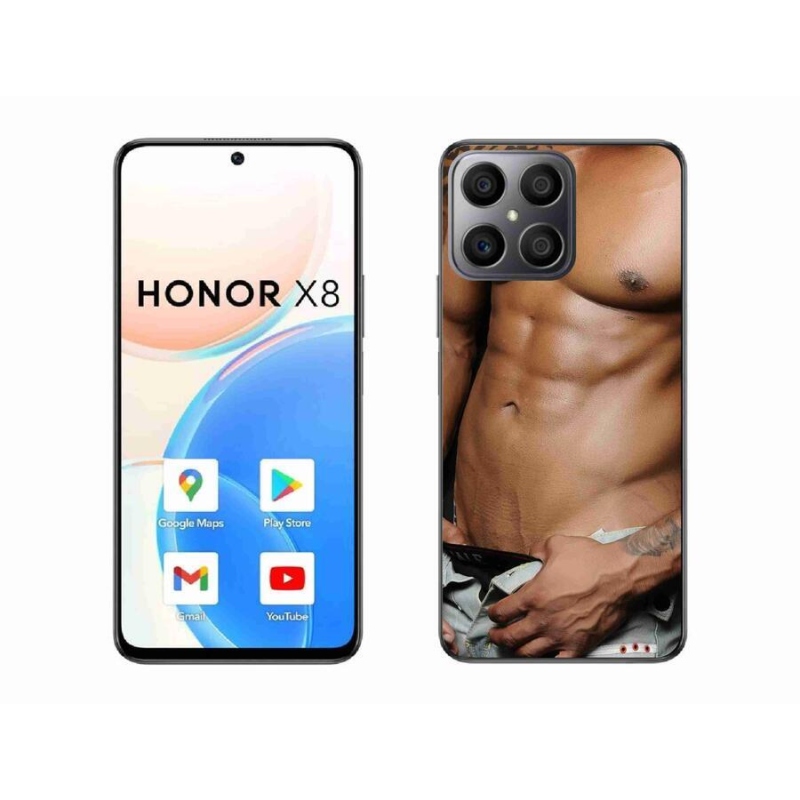 Gelový kryt mmCase na mobil Honor X8 4G - sexy muž