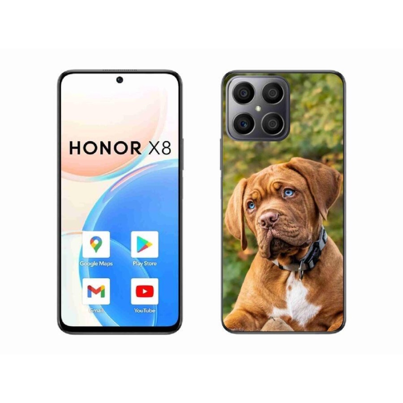 Gelový kryt mmCase na mobil Honor X8 4G - štěně