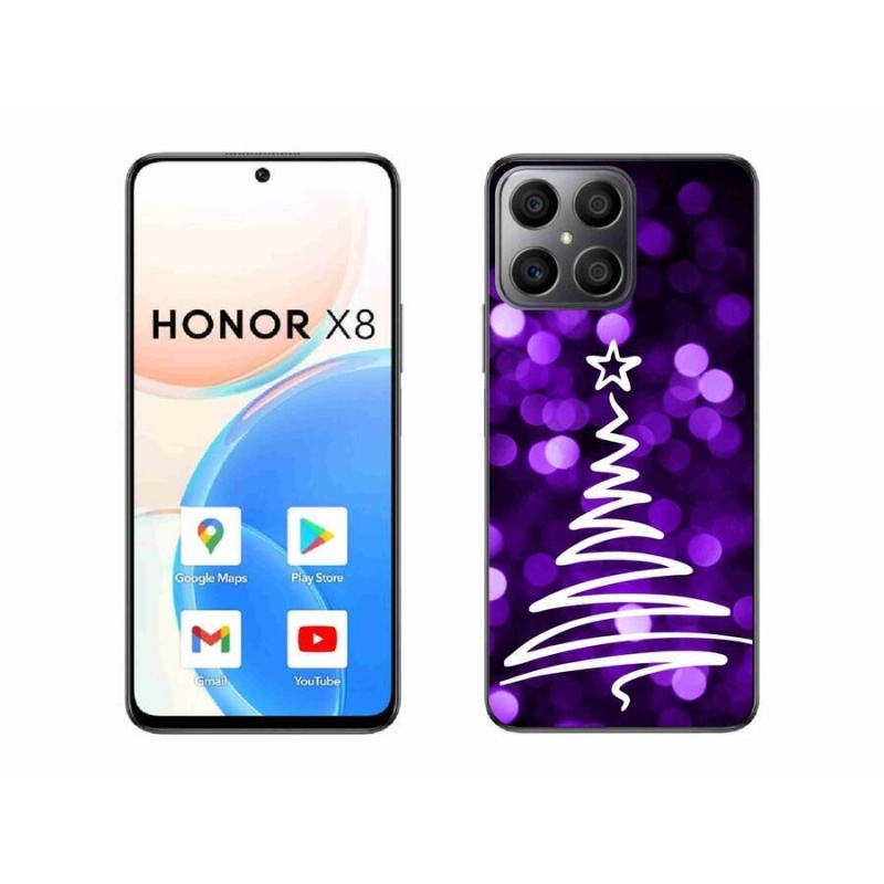 Gelový kryt mmCase na mobil Honor X8 4G - stromek