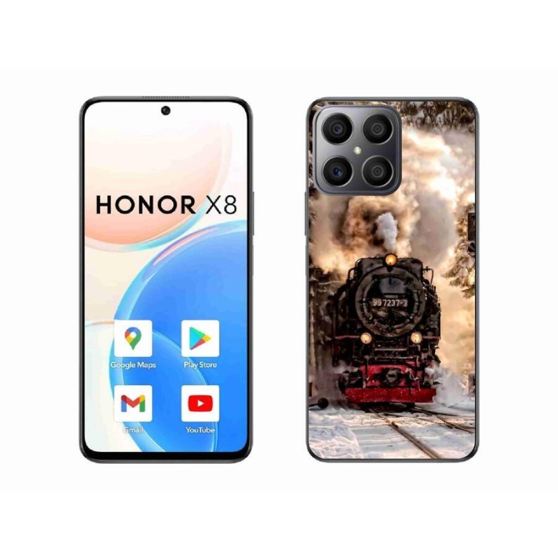 Gelový kryt mmCase na mobil Honor X8 4G - vlak