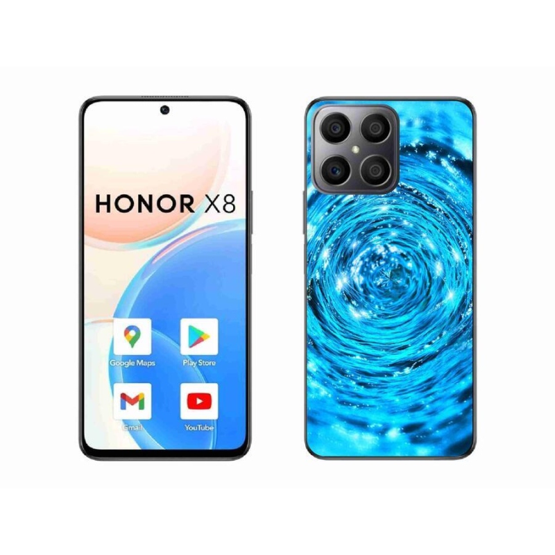 Gelový kryt mmCase na mobil Honor X8 4G - vodní vír