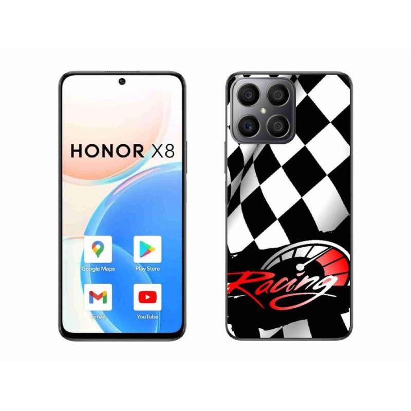 Gelový kryt mmCase na mobil Honor X8 4G - závodění