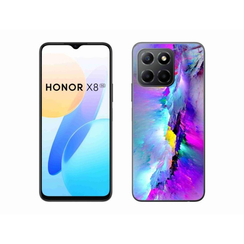 Gelový kryt mmCase na mobil Honor X8 5G/Honor 70 Lite 5G - abstrakt