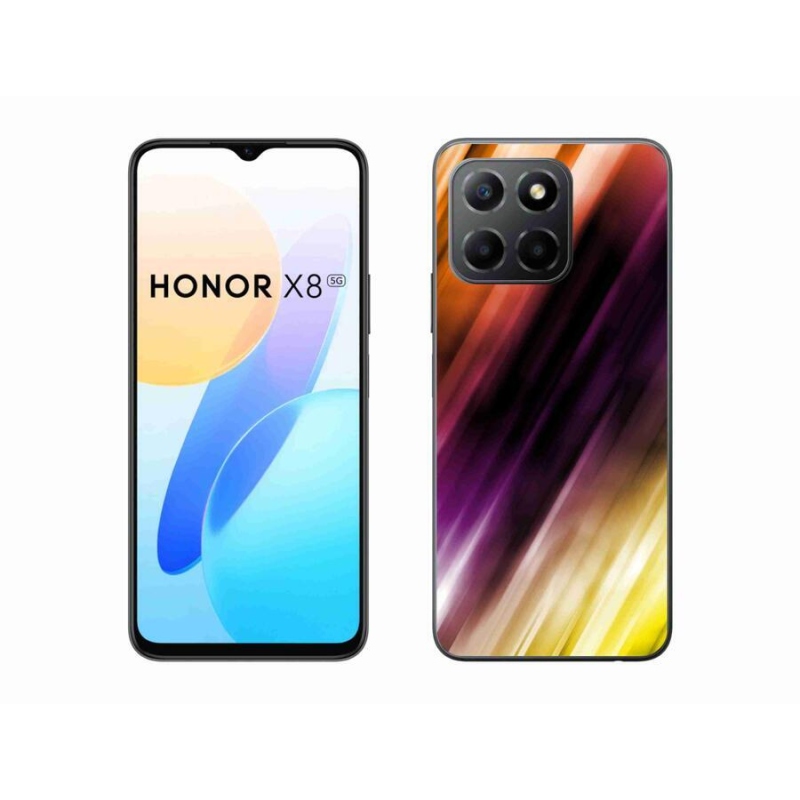 Gelový kryt mmCase na mobil Honor X8 5G/Honor 70 Lite 5G - abstraktní vzor 5