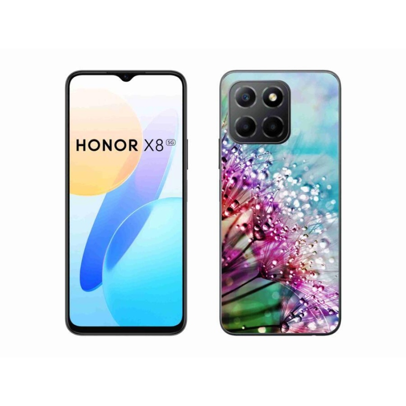 Gelový kryt mmCase na mobil Honor X8 5G/Honor 70 Lite 5G - barevné květy