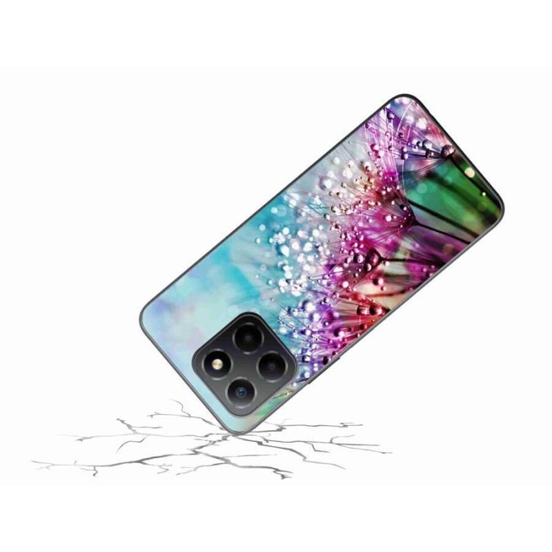 Gelový kryt mmCase na mobil Honor X8 5G/Honor 70 Lite 5G - barevné květy