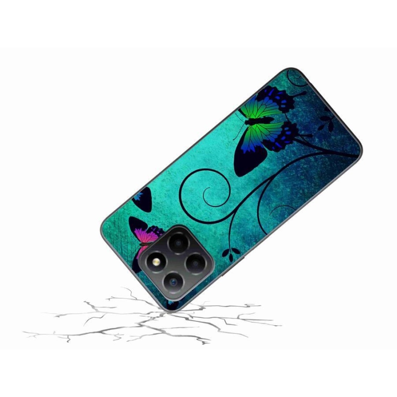 Gelový kryt mmCase na mobil Honor X8 5G/Honor 70 Lite 5G - barevní motýli