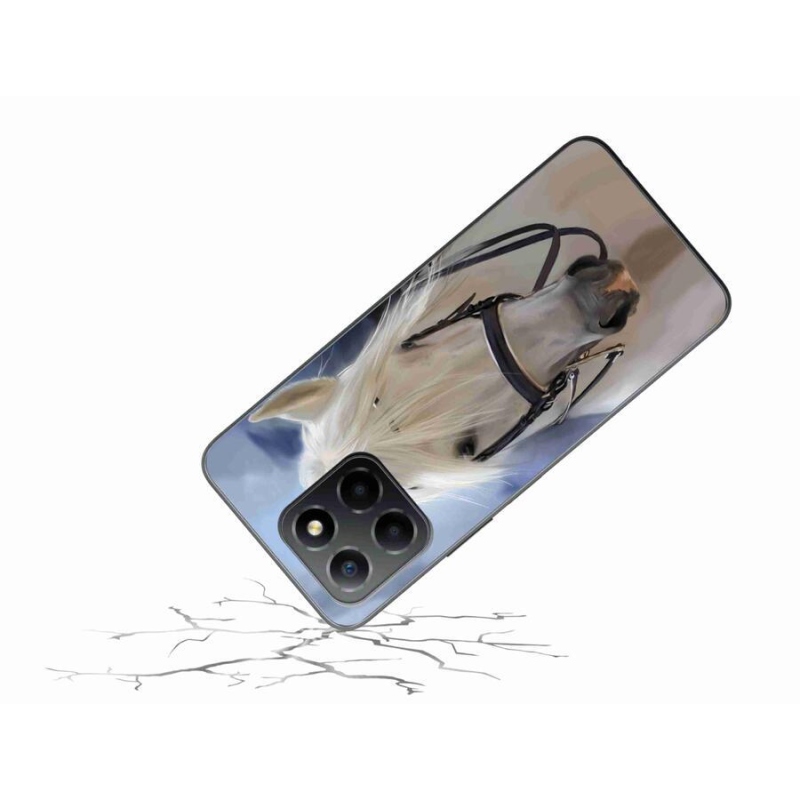 Gelový kryt mmCase na mobil Honor X8 5G/Honor 70 Lite 5G - bílý kůň