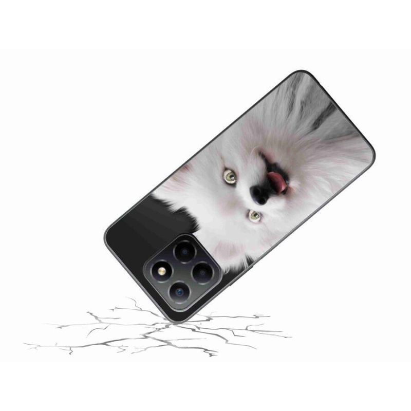 Gelový kryt mmCase na mobil Honor X8 5G/Honor 70 Lite 5G - bílý špic
