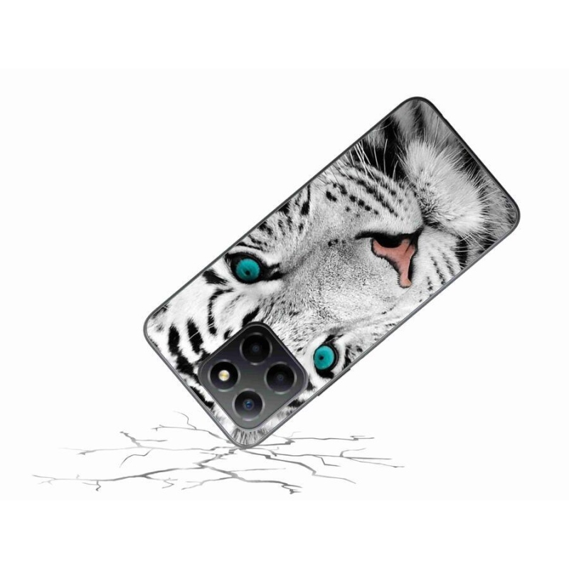 Gelový kryt mmCase na mobil Honor X8 5G/Honor 70 Lite 5G - bílý tygr