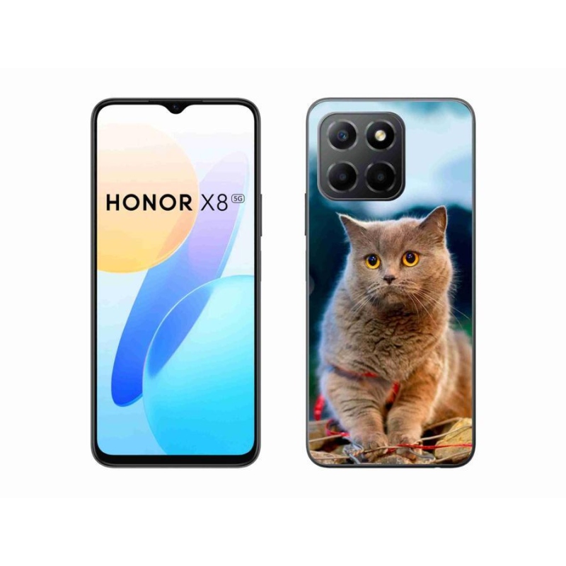 Gelový kryt mmCase na mobil Honor X8 5G/Honor 70 Lite 5G - britská modrá 2