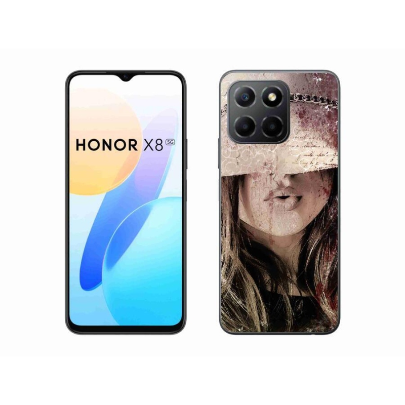 Gelový kryt mmCase na mobil Honor X8 5G/Honor 70 Lite 5G - dívka