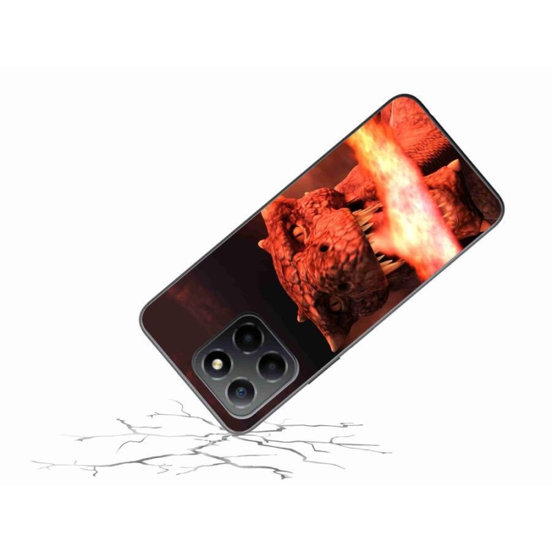 Gelový kryt mmCase na mobil Honor X8 5G/Honor 70 Lite 5G - drak