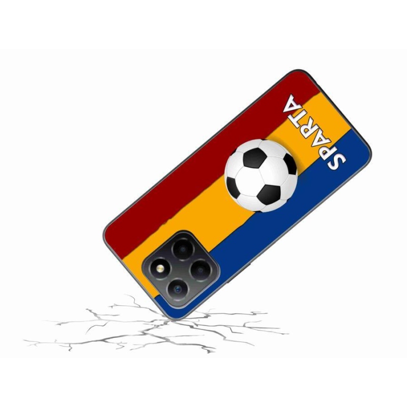 Gelový kryt mmCase na mobil Honor X8 5G/Honor 70 Lite 5G - fotbal 1