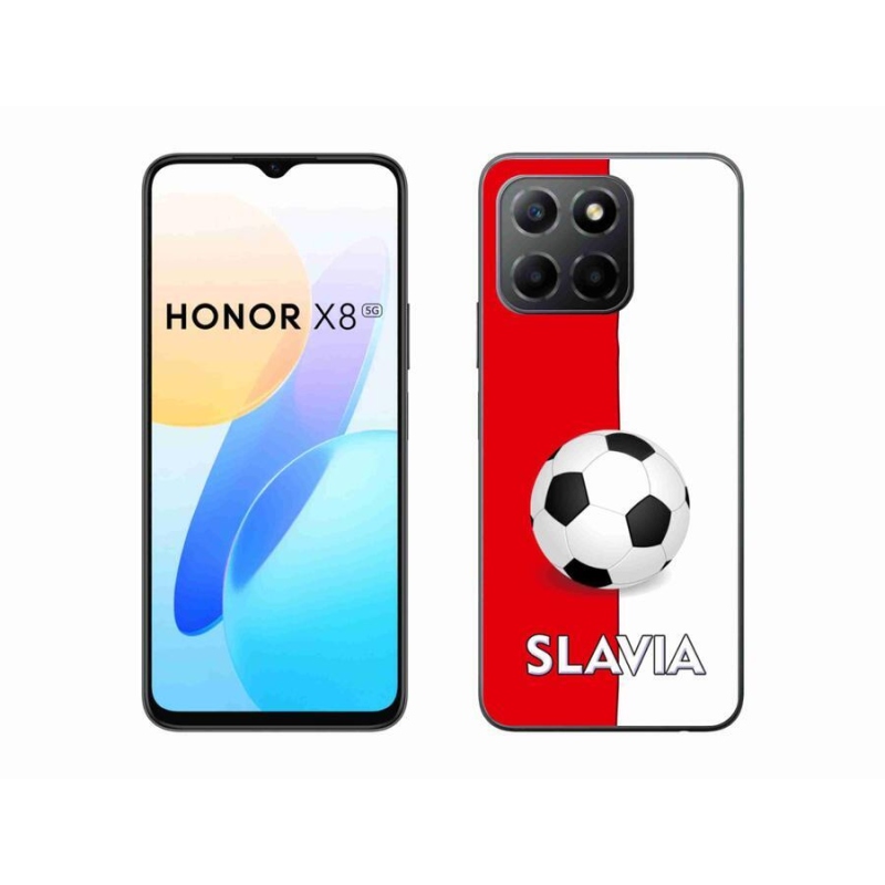 Gelový kryt mmCase na mobil Honor X8 5G/Honor 70 Lite 5G - fotbal 2