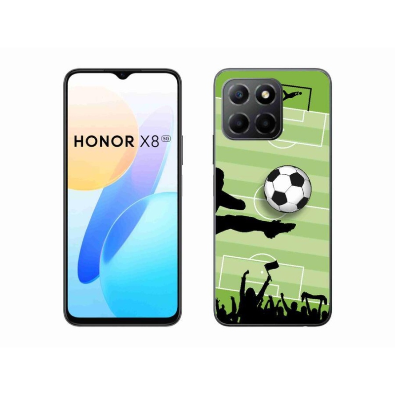 Gelový kryt mmCase na mobil Honor X8 5G/Honor 70 Lite 5G - fotbal 3