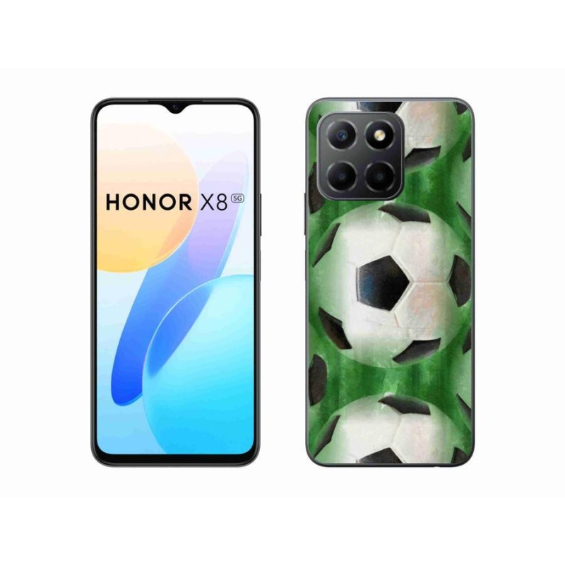 Gelový kryt mmCase na mobil Honor X8 5G/Honor 70 Lite 5G - fotbalový míč