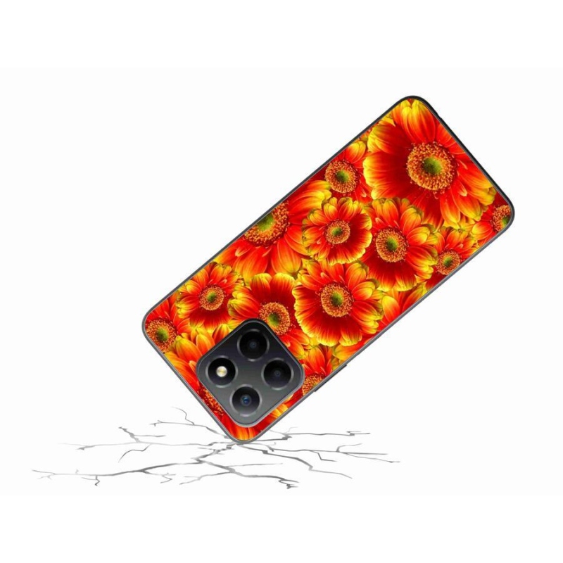 Gelový kryt mmCase na mobil Honor X8 5G/Honor 70 Lite 5G - gerbera 1
