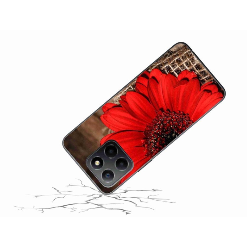 Gelový kryt mmCase na mobil Honor X8 5G/Honor 70 Lite 5G - gerbera