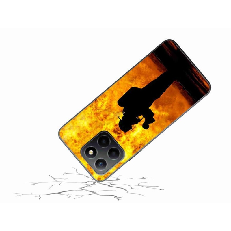 Gelový kryt mmCase na mobil Honor X8 5G/Honor 70 Lite 5G - hasič