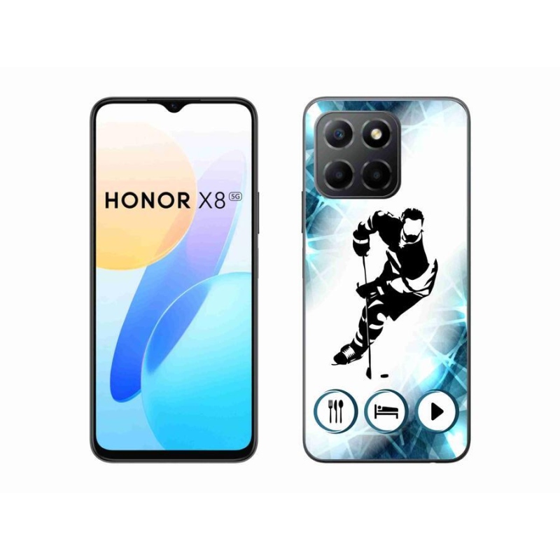 Gelový kryt mmCase na mobil Honor X8 5G/Honor 70 Lite 5G - hokej 1