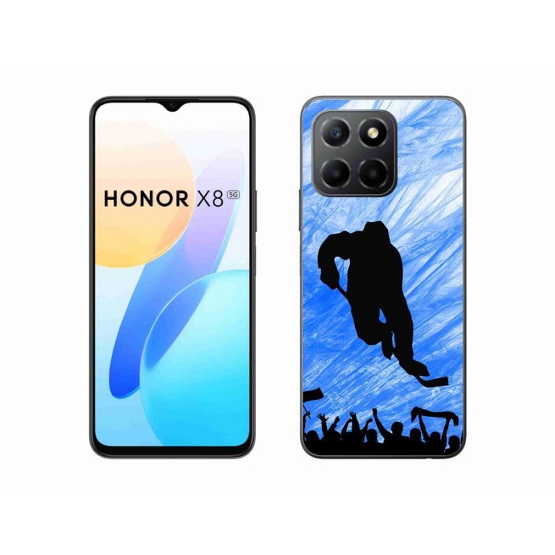 Gelový kryt mmCase na mobil Honor X8 5G/Honor 70 Lite 5G - hokejový hráč