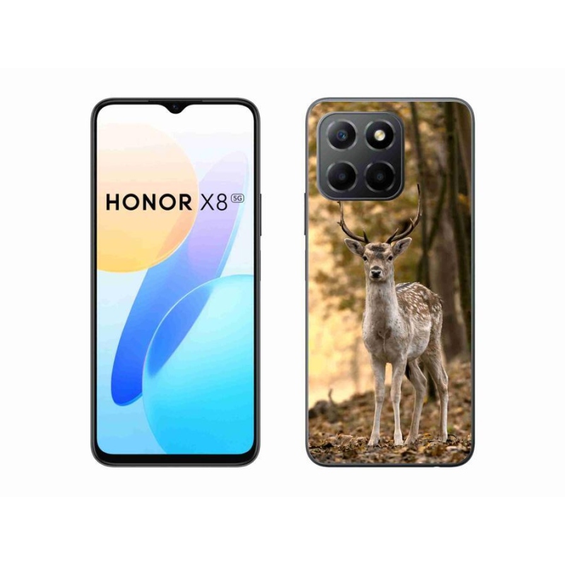 Gelový kryt mmCase na mobil Honor X8 5G/Honor 70 Lite 5G - jelen sika
