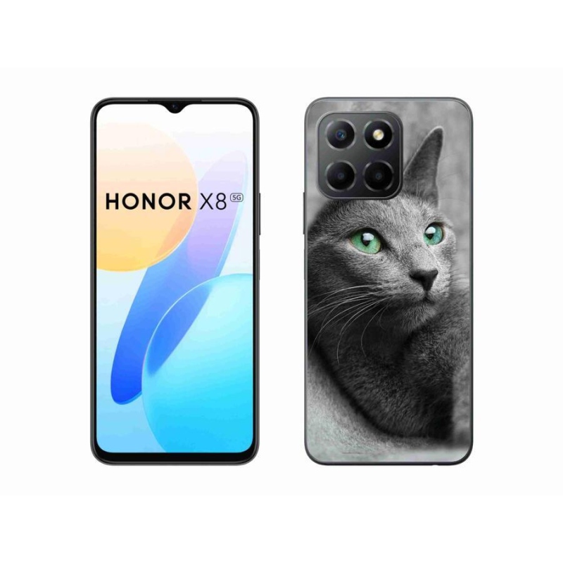 Gelový kryt mmCase na mobil Honor X8 5G/Honor 70 Lite 5G - kočka 2
