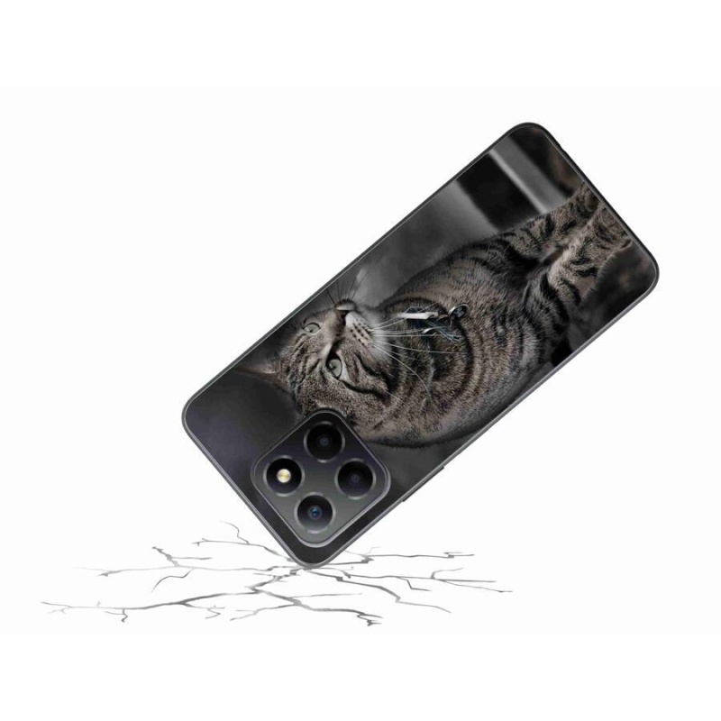 Gelový kryt mmCase na mobil Honor X8 5G/Honor 70 Lite 5G - kočka