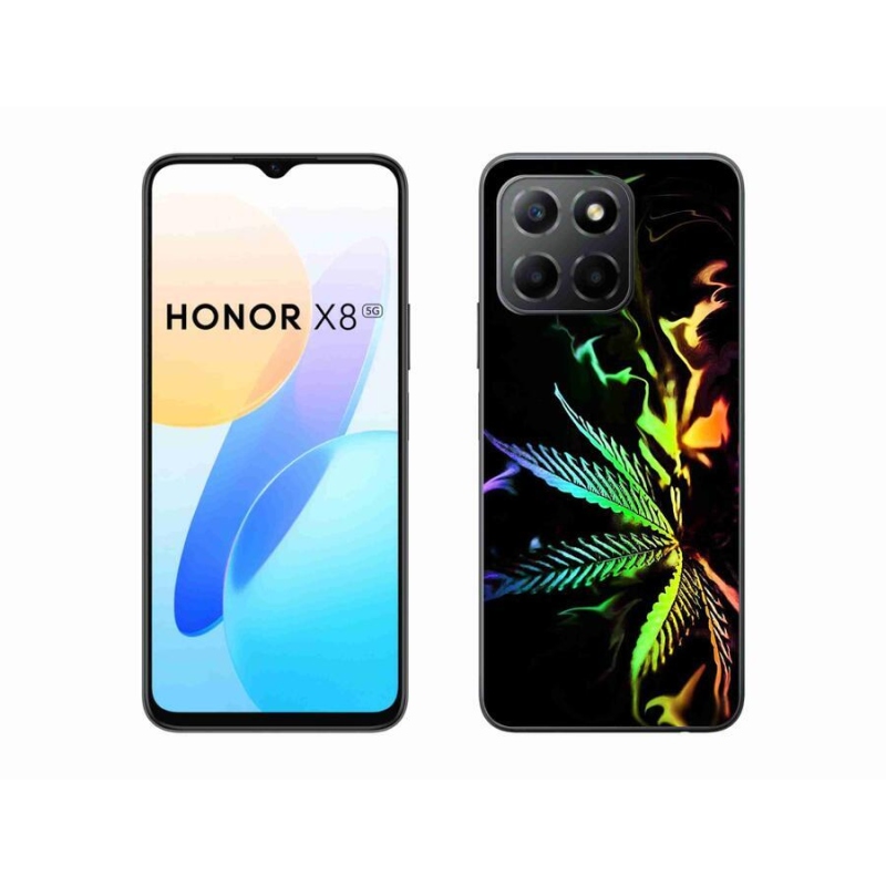Gelový kryt mmCase na mobil Honor X8 5G/Honor 70 Lite 5G - konopí 2