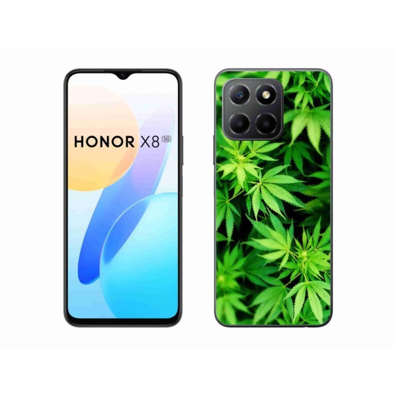 Gelový kryt mmCase na mobil Honor X8 5G/Honor 70 Lite 5G - konopí 3