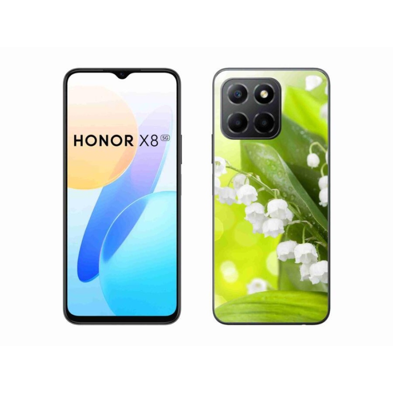 Gelový kryt mmCase na mobil Honor X8 5G/Honor 70 Lite 5G - konvalinka