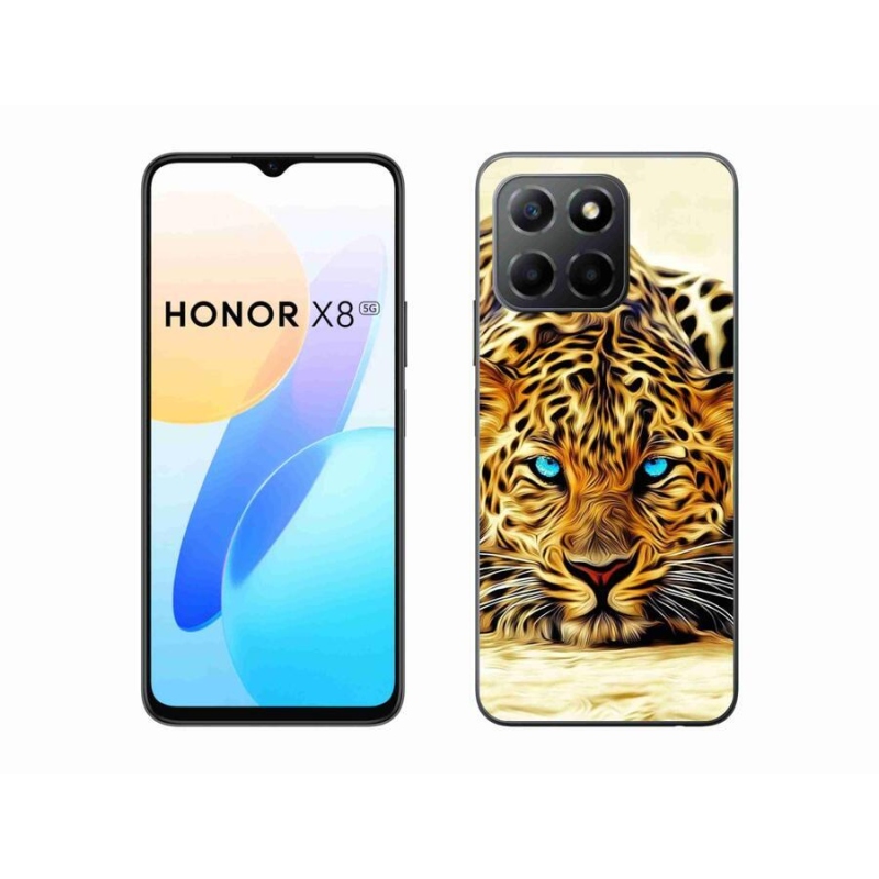 Gelový kryt mmCase na mobil Honor X8 5G/Honor 70 Lite 5G - kreslený tygr