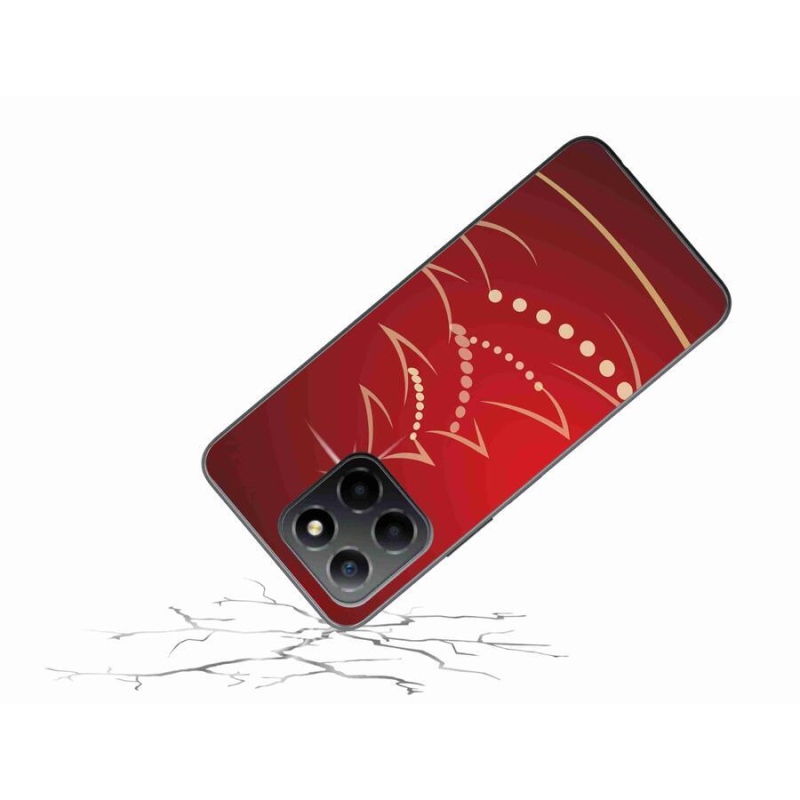 Gelový kryt mmCase na mobil Honor X8 5G/Honor 70 Lite 5G - kreslený vánoční stromek