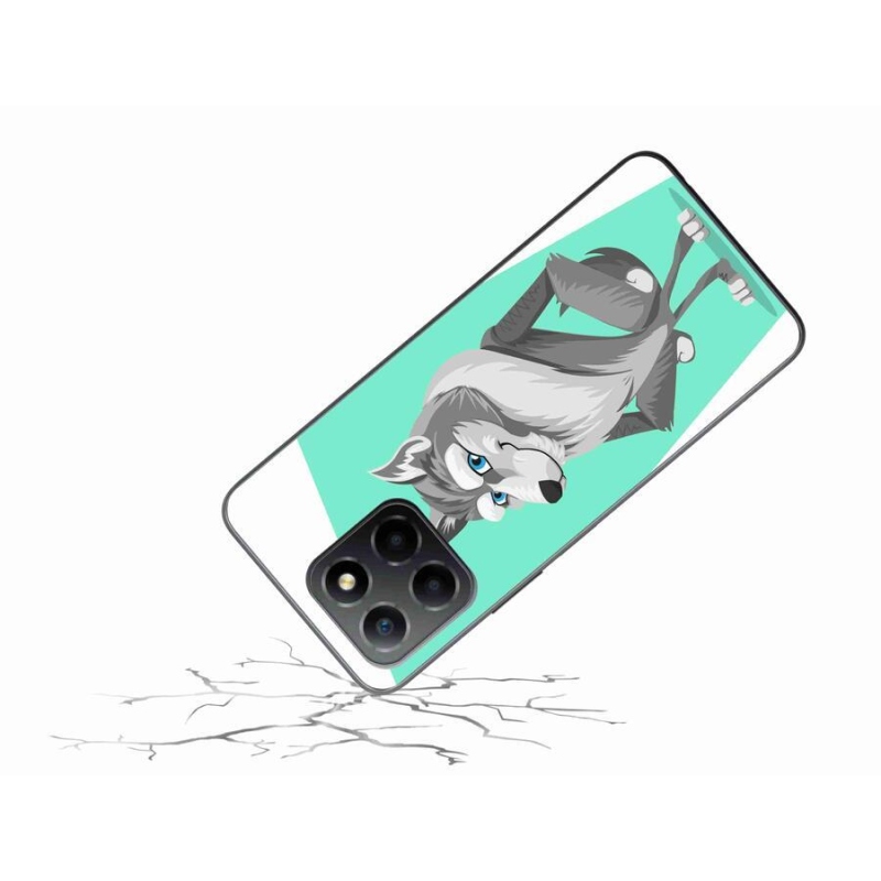 Gelový kryt mmCase na mobil Honor X8 5G/Honor 70 Lite 5G - kreslený vlk