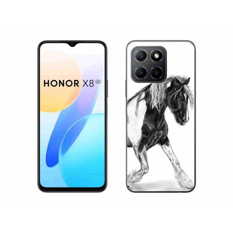 Gelový kryt mmCase na mobil Honor X8 5G/Honor 70 Lite 5G - kůň