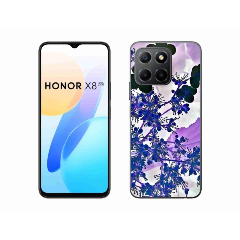 Gelový kryt mmCase na mobil Honor X8 5G/Honor 70 Lite 5G - květ hortenzie