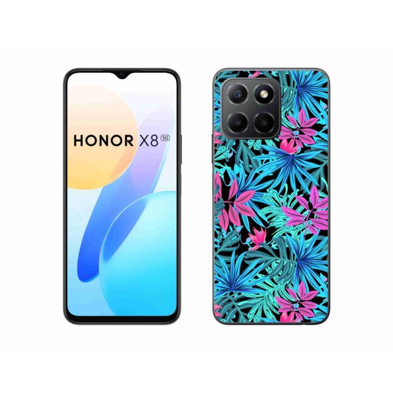 Gelový kryt mmCase na mobil Honor X8 5G/Honor 70 Lite 5G - květiny 3