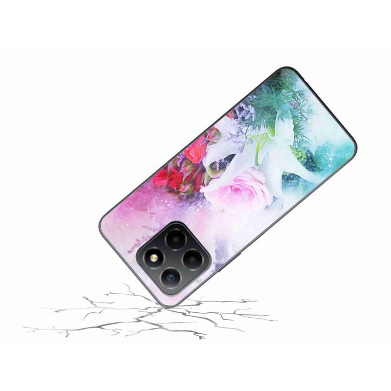 Gelový kryt mmCase na mobil Honor X8 5G/Honor 70 Lite 5G - květiny 4