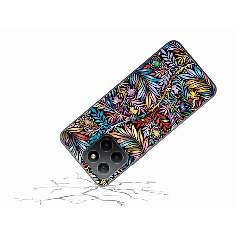 Gelový kryt mmCase na mobil Honor X8 5G/Honor 70 Lite 5G - květiny 5
