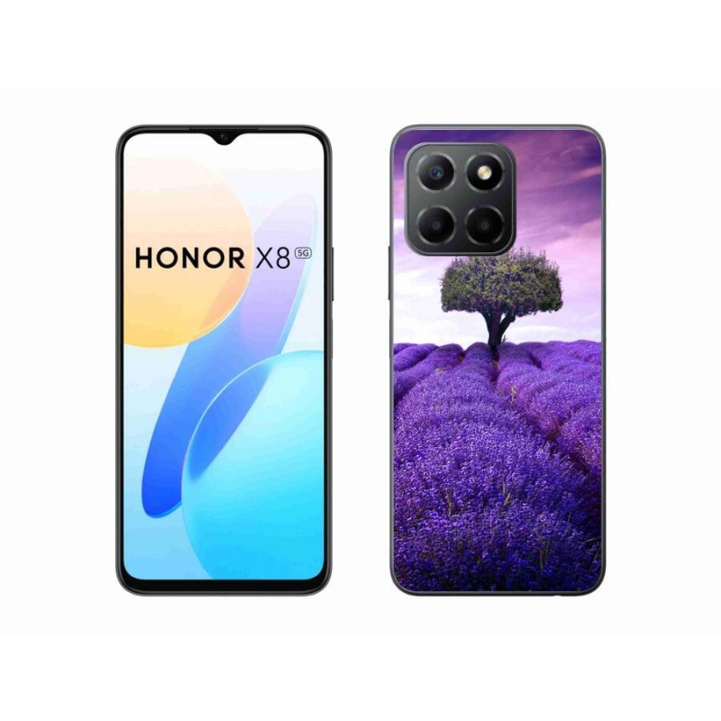 Gelový kryt mmCase na mobil Honor X8 5G/Honor 70 Lite 5G - levandulová louka