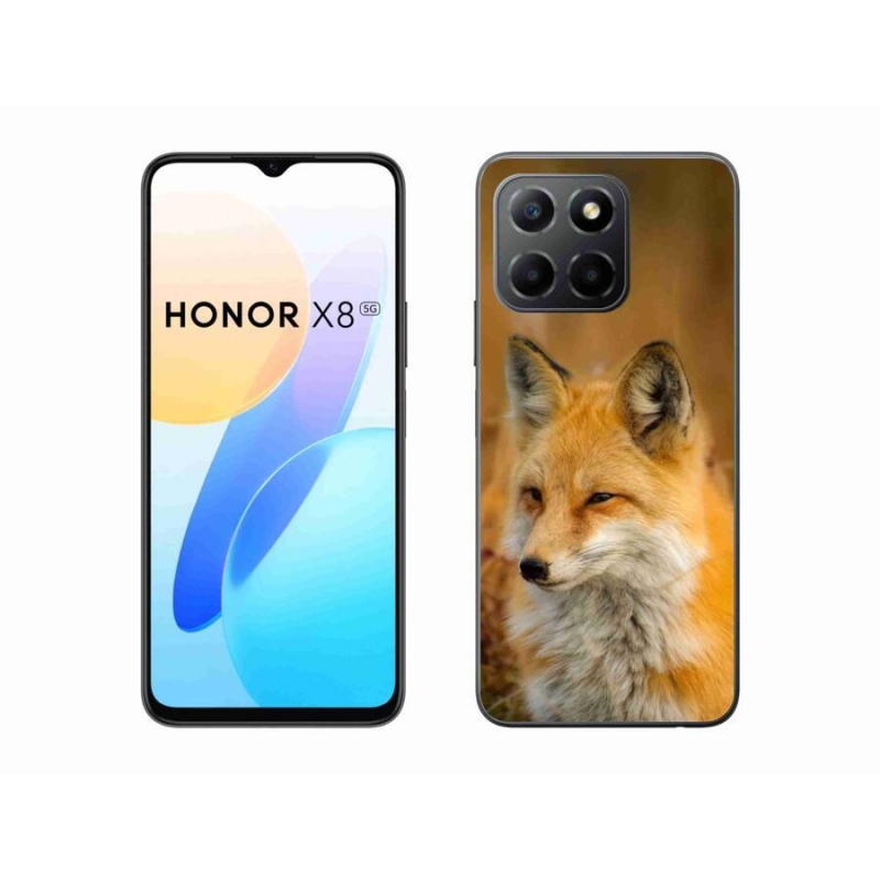 Gelový kryt mmCase na mobil Honor X8 5G/Honor 70 Lite 5G - liška