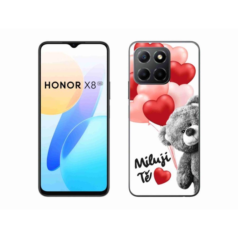 Gelový kryt mmCase na mobil Honor X8 5G/Honor 70 Lite 5G - miluji Tě