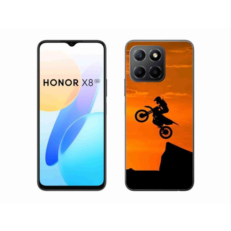 Gelový kryt mmCase na mobil Honor X8 5G/Honor 70 Lite 5G - motocross